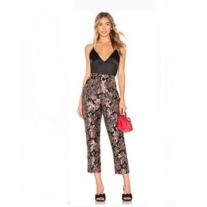 About Us Lani Brocade Pants in Black Floral Size S From REVOLVE